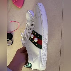 Gucci Gold Stud Sneakers